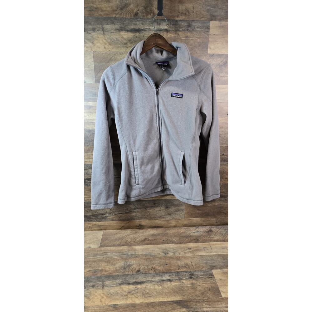 Patagonia Full Zip Fleece Jacket Gray Medium Pre Owned